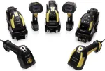 Datalogic PowerScan PM9600 USB rinkinys &ndash; ne&scaron;iojamas brūk&scaron;ninių kodų skaitytuvas, SR, 2D vaizdo jutiklis, RF (433 MHz) (PM9600-SR433RBK12)