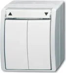 BUSCH-JAEGER Jalousietaster 2621/4W-54 ocean alpinweiss IP44 2621/4W-54 (2621/4W-54)