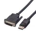 Roline vaizdo kabelis DisplayPort (ki&scaron;tukas) į DVI-D (ki&scaron;tukas) 2 m su fiksavimo varžtais juodas