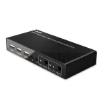 Lindy 2 prievadų HDMI 4K60, USB 2.0 ir garso KVM jungiklis