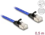 DeLOCK RJ45 plok&scaron;čias tinklo kabelis Cat.6A 0,5 m mėlynas