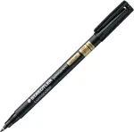 Staedtler Lumocolor special 319 F-9 permanentinis markeris, smulkus apvalus antgalis 0,6 mm, juodas