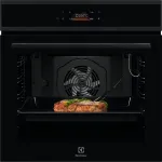 Electrolux EOE8P39H elektrinė orkaitė įmontavimui, 72 l, pirolizinis valymasis, energijos klasė A+, Wi-Fi, juoda