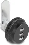 Navilock 20943 cilindrinė svirtinė spynelė įrangos spintoms, su kodu i&scaron; skaičių, 16 x 19 mm