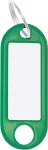 Rakto žymos WEDO 262 101804 &ndash; žali plastikiniai identifikatoriai 21 &times; 52 mm, pakuotė po 10 vnt.