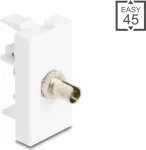 Skaidulinės optikos adapteris DELOCK 90915 ST Simplex BU prie ST Simplex baltas