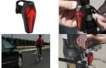 Ansmann Bikelight galinis LED stabdžių žibintas įkraunamas (1600-0553)