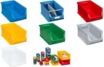 Dėžė smulkioms detalėms allit ProfiPlus Box 4 skaidri &ndash; plastikinė dalijimo dėžė, talpa 25 kg