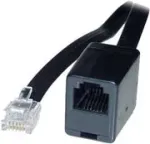 Telefono kabelis ShiverPeaks BS70226-6/6 6 m Juodas
