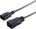Maitinimo laidas ShiverPeaks 60016 juodas 2,5 m IEC C20 &ndash; IEC C19