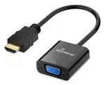 MEDIARANGE HDMI į VGA HD15 vaizdo keitiklis 20 cm juodas - Keitiklis - HDMI (MRCS231)