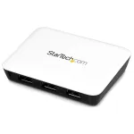 StarTech.com USB 3.0 į Gigabit Ethernet tinklo adapteris su 3 prievadų USB 3.0 &scaron;akotuvu - Baltas