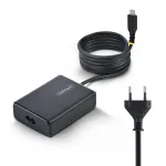 StarTech.com 100W USB-C ne&scaron;iojamojo kompiuterio įkroviklis su 1,5 m pritvirtintu USB-C laidu, maitinimo adapteris, tinkantis Dell, XPS, HP ProBook, MacBook Pro, Microsoft Surface Pro
