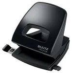 Leitz NeXXt Recycle skylių perforatorius, 30 lapų, juodas, plastikinis, 8 cm, 5,5 mm, A6