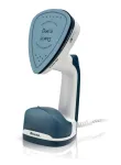 Ariete 6246 Duetto Garment Iron - vertikalus lygintuvas ir lygintuvas su nelimpančia keramine plok&scaron;te - 1000 W - balta ir mėlyna