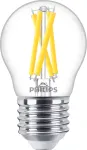 LED kaitrinė žvakė Philips Filament Candle Clear 3.4W (470 lm) P45 E27, &scaron;ilta &scaron;viesa, CRI 90