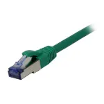 Patch laidas RJ45 CAT6A 500MHz 7,5 m žalias S-STP (S/FTP) AWG26 LSZH Synergy 21