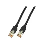 EFB Elektronik K8072.0,50 RJ45 komutacinis kabelis, Cat.5e F/UTP, 0,5 m, juodas