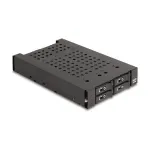 Delock 3.5 Wechselrahmen f&uuml;r 4x M.2 NVMe SSD mit OcuLink SFF-8612 Anschluss (47111)
