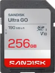 SanDisk Ultra GO SDXC atminties kortelė, 256 GB, UHS-I, iki 190 MB/s