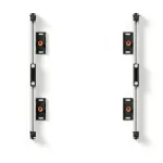 EDBAK ULS2337 Universal LED System 2 spintelėms 600 x 337,5 mm | Juoda