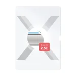 FIXED 2.5D Grūdintas Stiklas, skirtas Apple iPad Air 11 colių (2024&ndash;2026)
