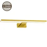 MIK ML6338 LED sieninis &scaron;viestuvas, 80 cm, 15 W, IP44, auksinis