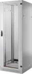EFB Elektronik PRO 42HE Tinklo Spintos Rinkinys 800x800mm RAL7035 su 2 Ventiliatorių Bloku, Maitinimo Kabeliu, Postamentu
