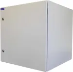 RESISTER 19-Inch Network Cabinet Pro - IP66 Outdoor & Industrial - Solid Metal Door - 12U - 600x600 mm - Light Grey (90RR19WV126MG)