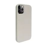 iLike Apple iPhone 12 Pro Max Silicone Case Eco Print Design White