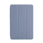 Evelatus Galaxy Tab A9 Tablet Case su imitaciniu mikropluo&scaron;tu viduje, levandų pilka