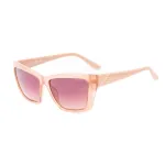 GUESS Moteri&scaron;ki Akiniai Nuo Saulės GU00098-5557F Havana Acetato Kvadratinis Rėmas Rudi Gradientiniai Lę&scaron;iai 55/14/135 mm