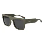 POLAROID PLD6224SX543Y Unisex stačiakampiai akiniai nuo saulės Havana Green 54mm