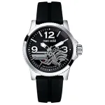 MARC ECKO E08503G1 Vyri&scaron;kas Nerūdijančio Plieno Kvarcinis Laikrodis 43mm Juodas Ciferblatas