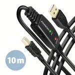 Axagon ADR-210B aktyvus USB 2.0 A-M &rarr; B-M jungiamasis/kartotuvinis kabelis 10 m