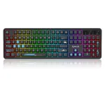 Redragon Volcano K526BB-WL belaidė membraninė žaidimų klaviatūra, su ap&scaron;vietimu, juoda