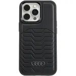 Audi Synthetic Leather MagSafe iPhone 15 Pro 6.1 Hard Case Black