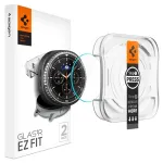 Spigen GLAS.tR EZ Fit grūdinto stiklo ekrano apsauga Samsung Galaxy Watch 8 Classic (46 mm), 2 vnt., skaidri (AGL09877)