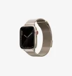 UNIQ Dante Apple Watch Strap Stainless Steel Link Bracelet Starlight 42/44/45mm Series 1-9/SE/SE2/SE3