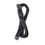 CableMod Universal Pro ModMesh 16 kai&scaron;čių į 16 kai&scaron;čių kabelis, pintas, StealthSense - juodas, 60 cm
