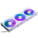 Phanteks D30-120 PWM Reverse Airflow D-RGB 120 mm korpuso ventiliatoriai, 3 vnt. pakuotė, balti