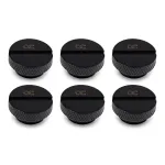 Alphacool Eiszapfen G1/4 užsukami kam&scaron;čiai (varžtai), juoda spalva, 6 vnt.