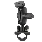 RAM Mounts RAM-B-149ZU-A U-Bolt Mount Short &ndash; B dydžio rutulys, tinka 0.5&ndash;1.25 col. bėgiams, juoda