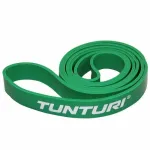 Tunturi Power Band Medium kilpos pasiprie&scaron;inimo guma (žalia, 104 x 2.9 cm, natūralus lateksas)