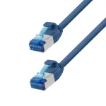 LogiLink Cat.6A Slim S/FTP LSZH jungiamasis laidas, mėlynas, 5 m, SlimLine