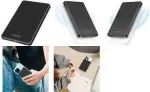 LogiLink PA0352 Magnetinė belaidė Power Bank 5000 mAh 20W PD USB-C juoda