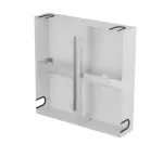 LANBERG kabelių laikymo laikiklis 500 x 500 mm - pilkas AK-3155-S