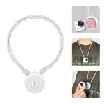 PULUZ PU1205W magnetinis kaklo laikiklis su pakabu Insta360 GO Ultra kamerai, baltas