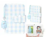 LOVEINSTANT ki&scaron;eninis fotoalbumas 28 Instax Mini ir Zink nuotraukoms, languotas mėlynas