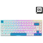 Sharkoon SKILLER SGK50 S3 PBT klaviatūra Gaming USB QWERTZ Voki&scaron;ka Balta